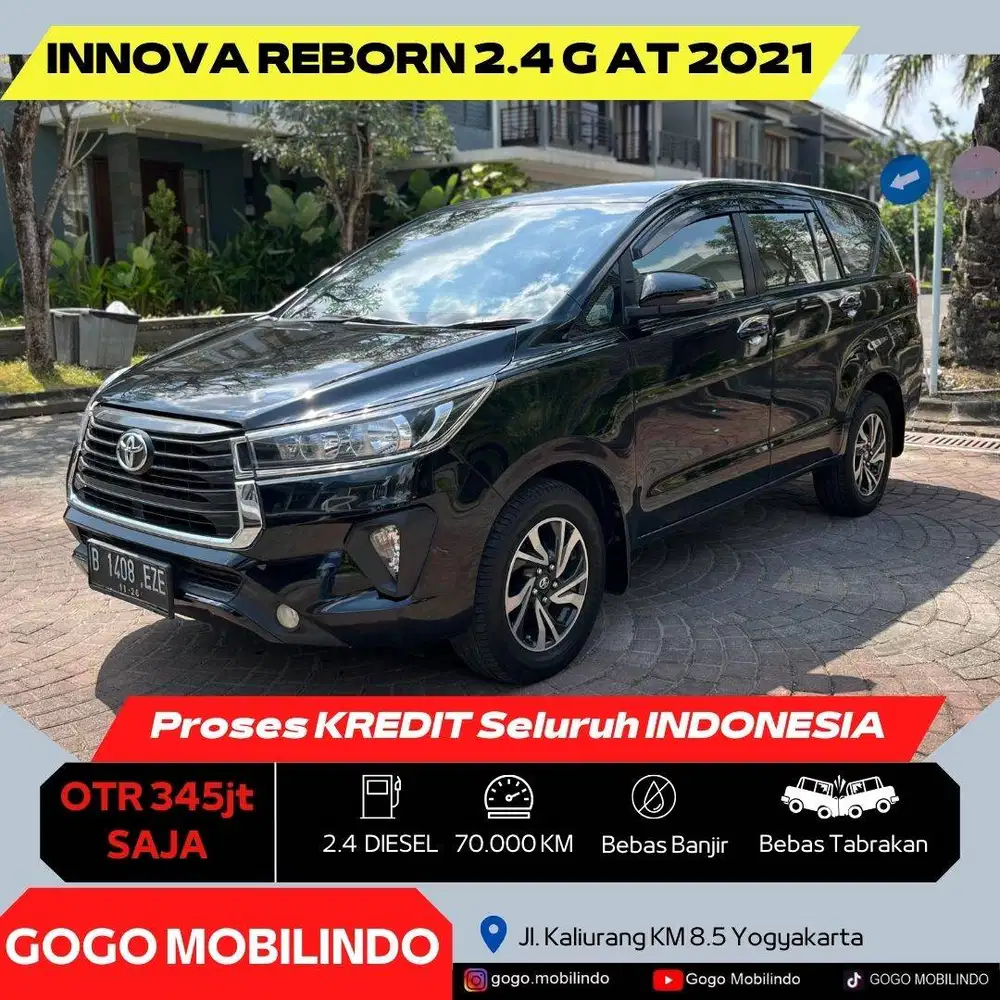 Toyota Innova Reborn G Matic 2021 ORISINIL Bisa Kredit DP Minim Rush