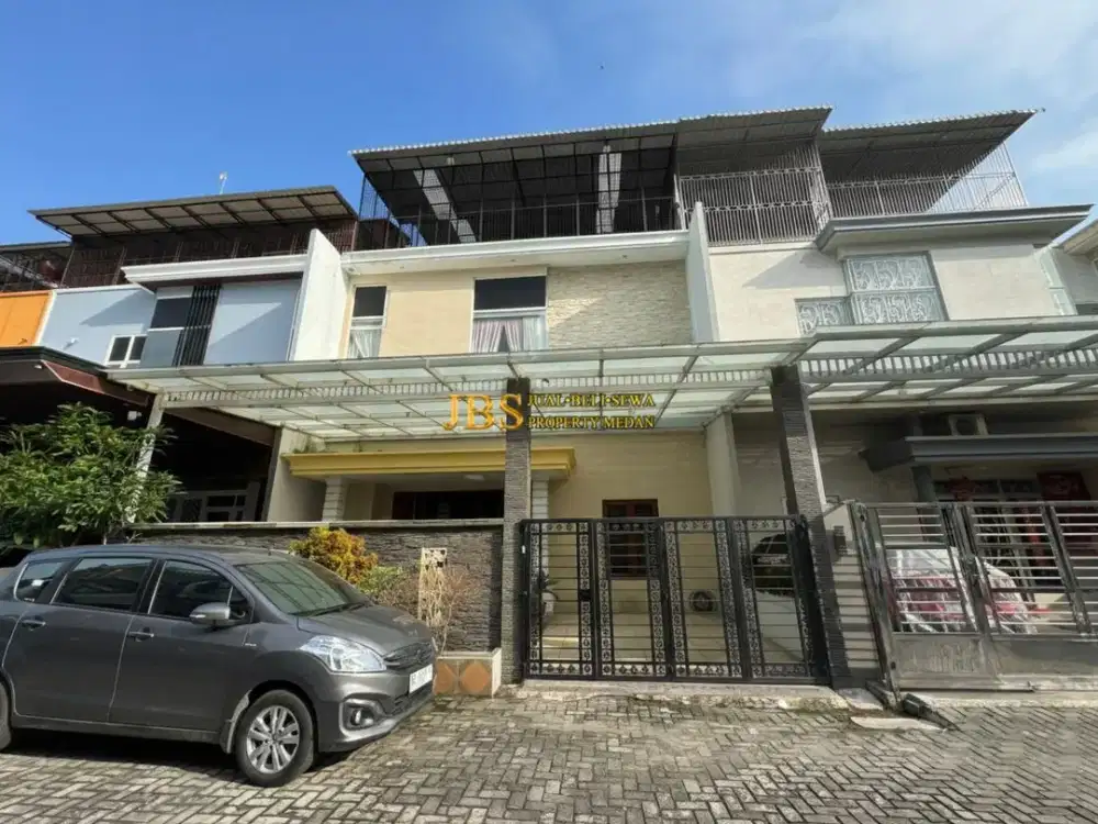 Jual Rumah 2,5 Tingkat Siap Huni Furnished di Komplek Cemara Kuta Medan Jalan Ubud