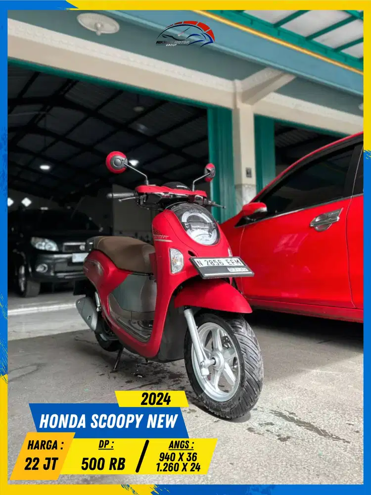 HONDA SCOOPY NEW 2024 LIKE NEW MASZEHH HIKMAH MOTOR KEPUH