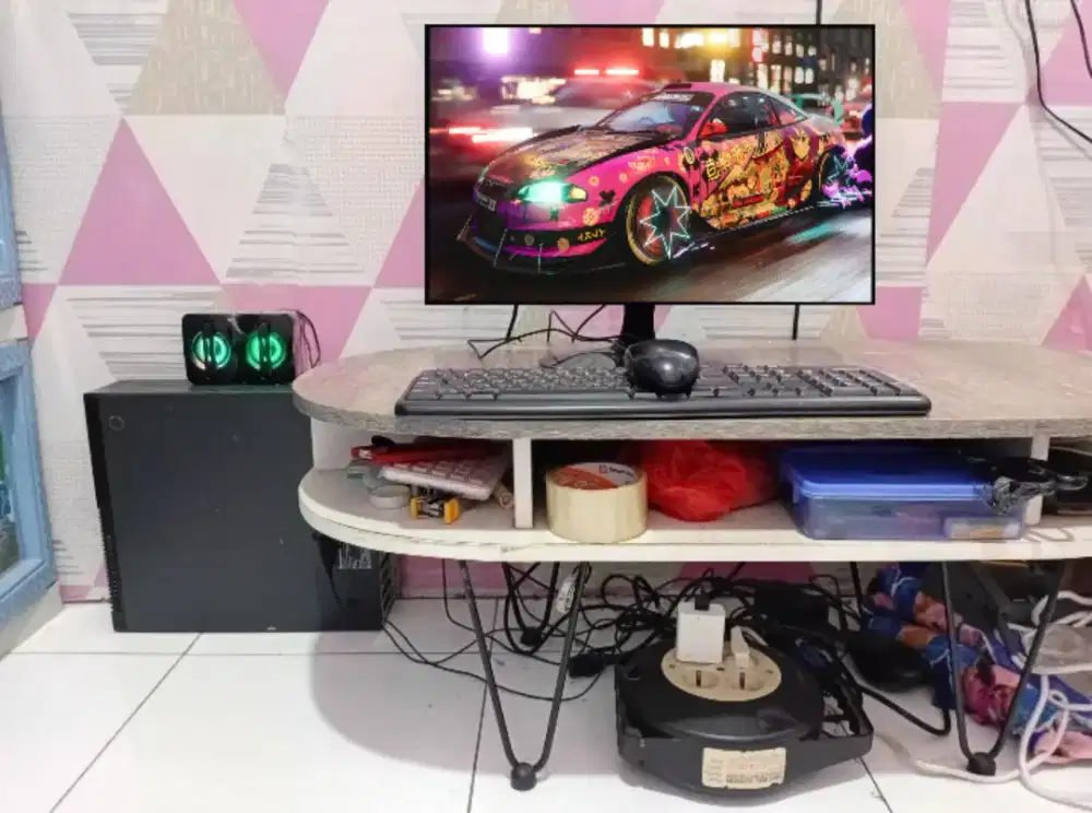 PC GAMING DESIGN + LCD + RAM 8 GB + VGA 1 GB + HD 500 GB + GAMES APP