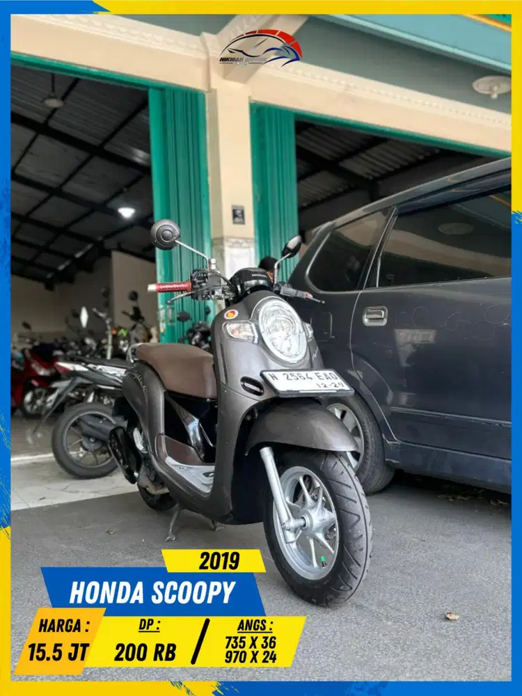 HONDA SCOOPY 2019 NDANG SATSET MASZEHH HIKMAH MOTOR KEPUH MALANG