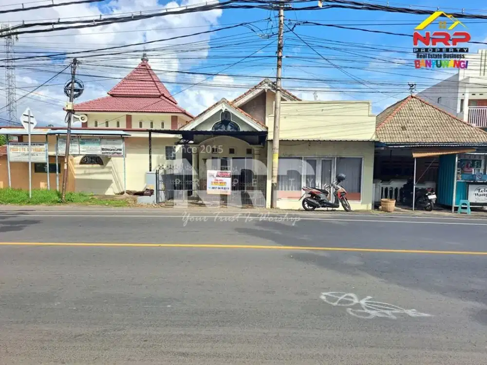 Dijual tanah bangunan pinggir jalan raya dekat ketapang Banyuwangi