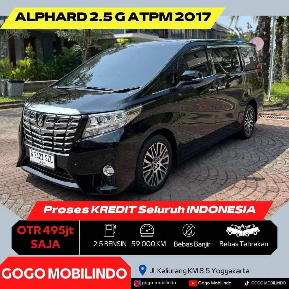 Toyota Alphard G ATPM Matic 2017 ANTIK RAWATAN DP Minim Krdit Murah