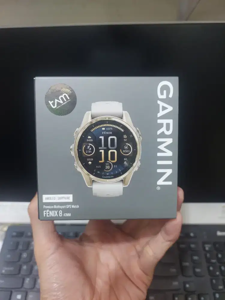 Garmin Fenix 8 43mm Amoled Sapphire Baru Resmi
