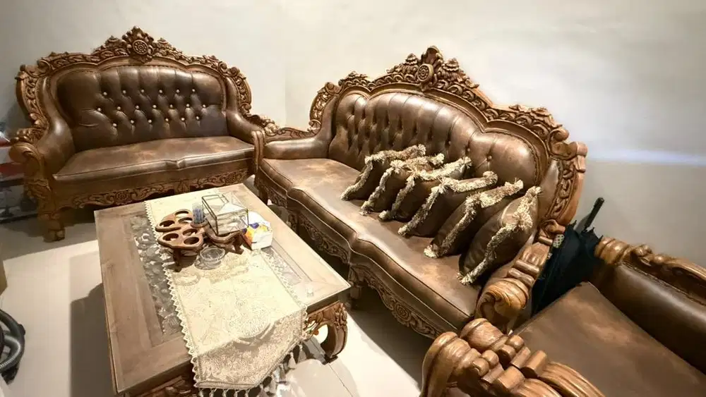 Jual Seperangkat Kursi Meja Ruang Tamu