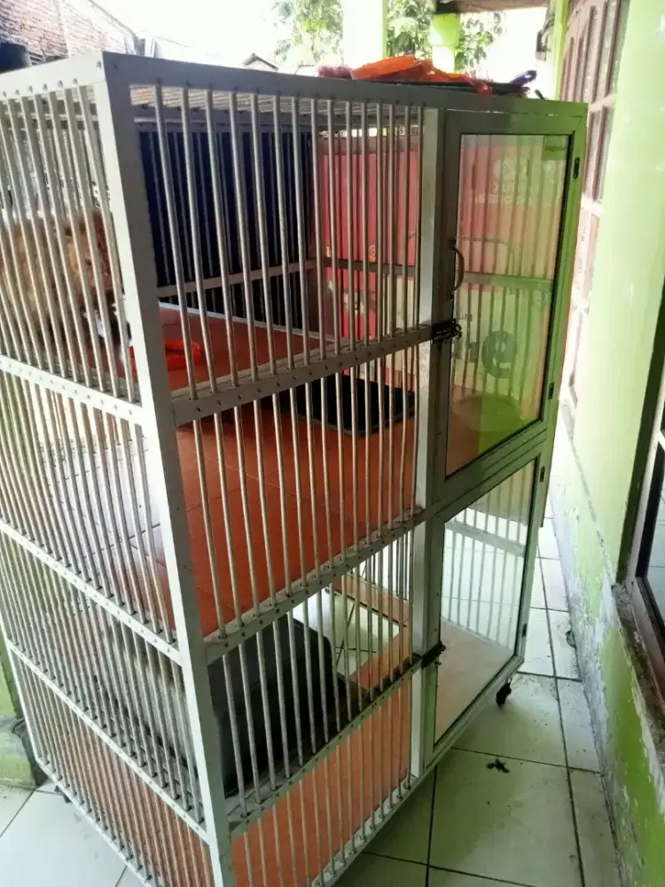 KANDANG KUCING 2 TINGKAT