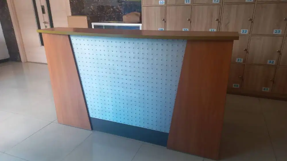 Jual Meja Resepsionis/ Reception desk/ Meja Penerima Tamu/ Meja kantor