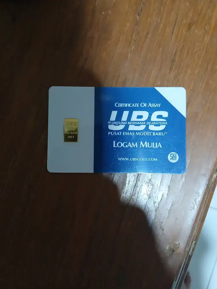 Emas ubs 1 gram