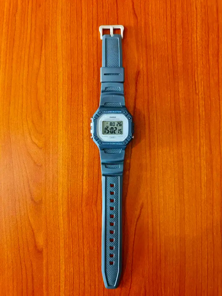 JAM TANGAN CASIO W-218HC-2A ORIGINAL [NEGO]