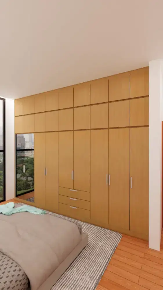 Lemari pakaian custom