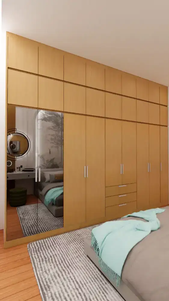 Lemari pakaian custom