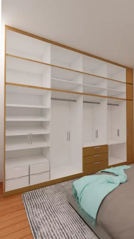 Lemari pakaian custom