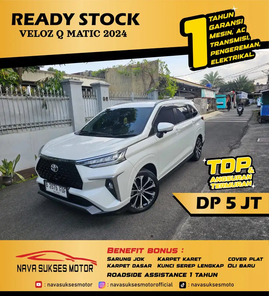 TDP 5 JUTA - VELOZ Q 2024