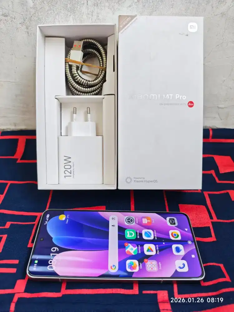 Xiaomi 14T Pro 12/512 Fullset ori segel garansi On