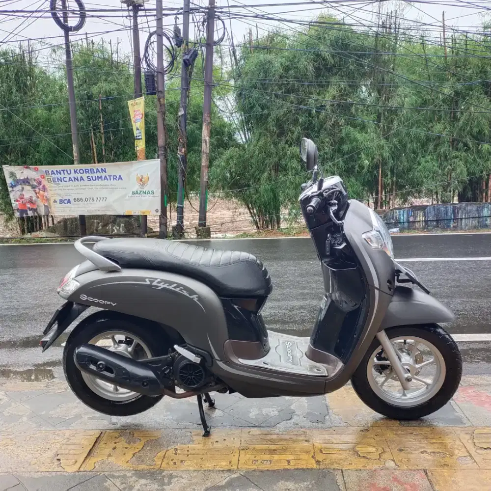 Honda Scoopy Stylish 2019 Lengkap Bagus Mesin Aluss