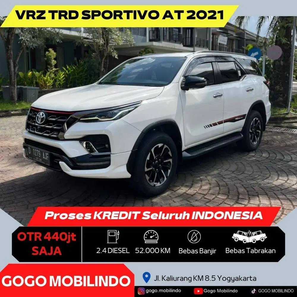 Toyota Fortuner VRZ TRD Sportivo Matic 2021 DP Minim Bisa Kredit
