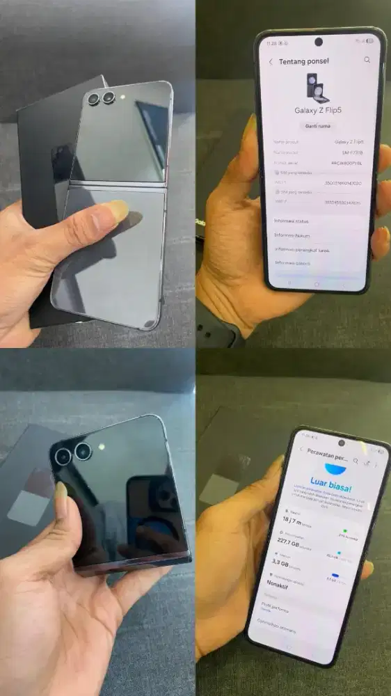 samsung z flip 5 8/256 resmi sein