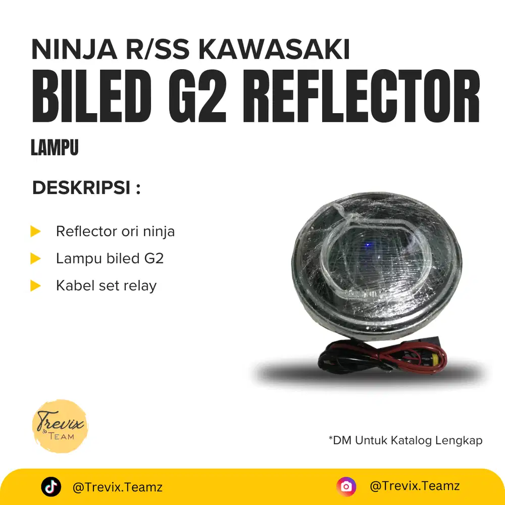 Lampu BiLED Ninja R / SS Kawasaki – G2 Reflektor