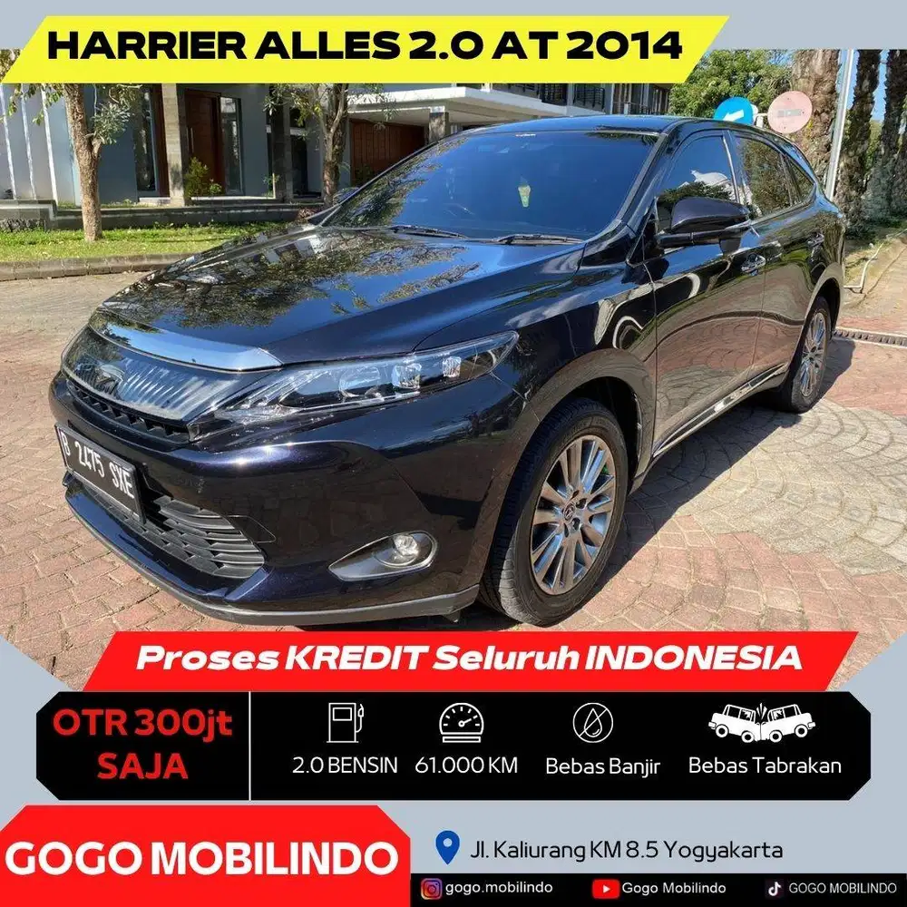Toyota Harries Alles Matic 2014 ISTIMEWA DP Minim Kredit Murah