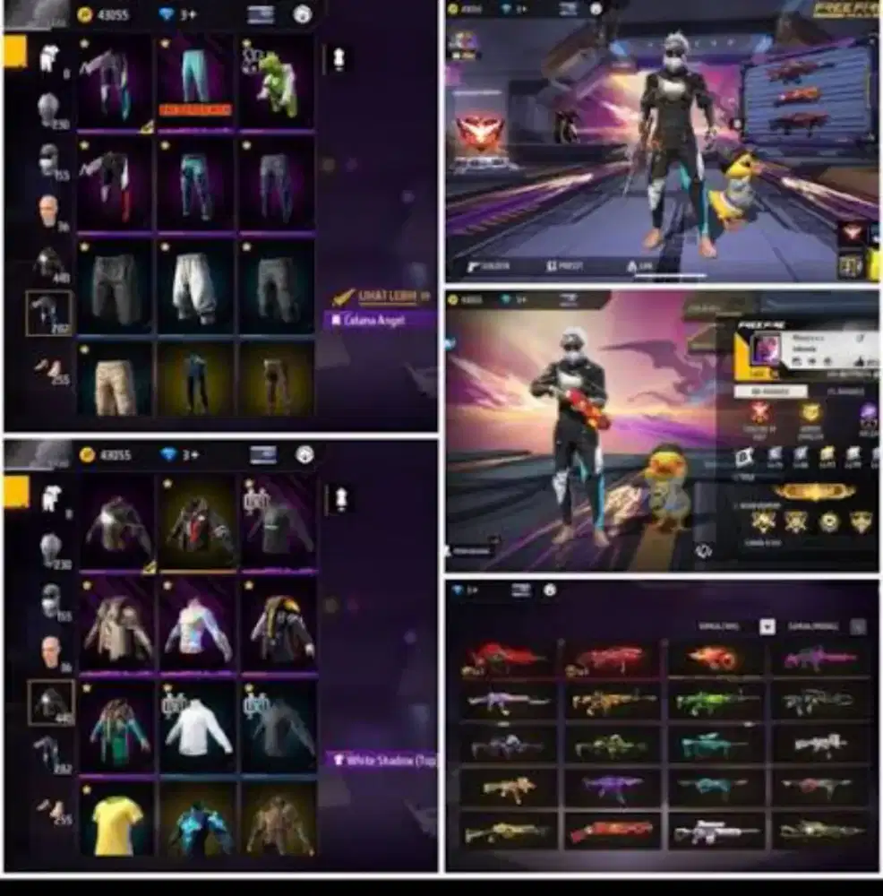 Akun fre fire Sultan old terpercaya