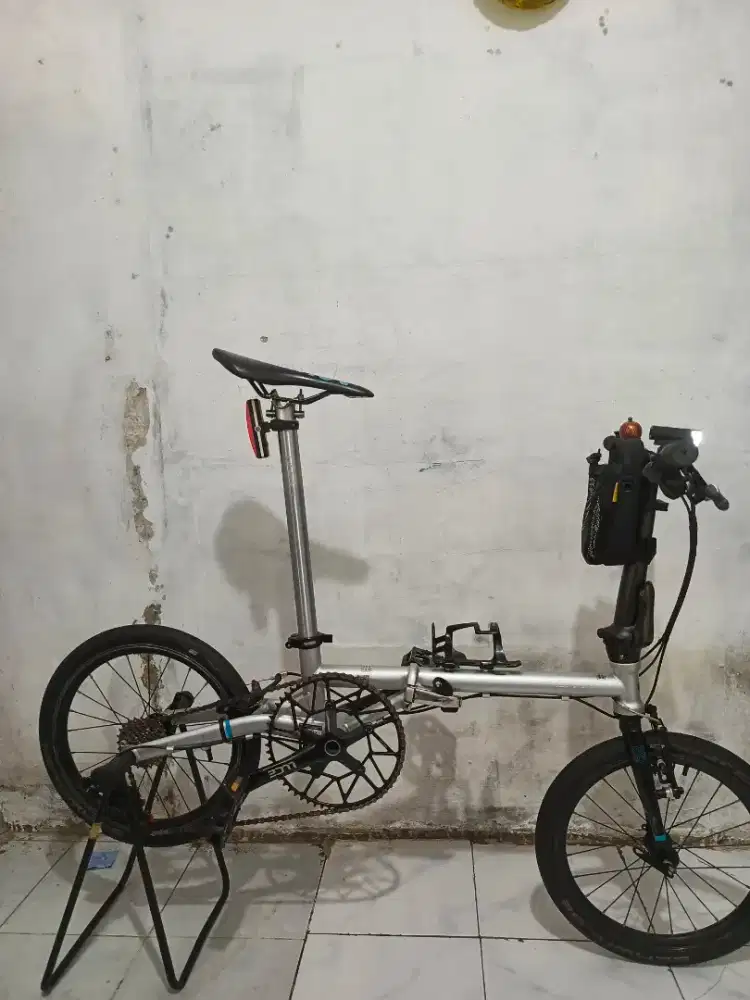 sepeda lipat fnhon gust grey 16+