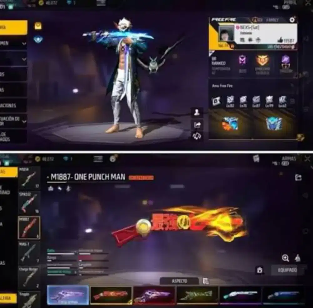 Dijual akun ff murah Sultan aman terpercaya