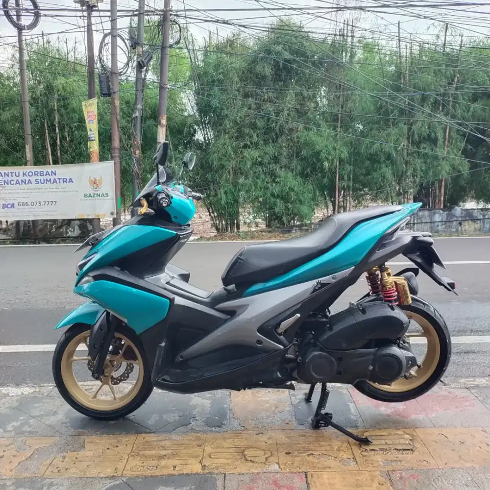 Yamaha Aerox Tipe R 2017 Mesin Aluss Lengkap Bagus
