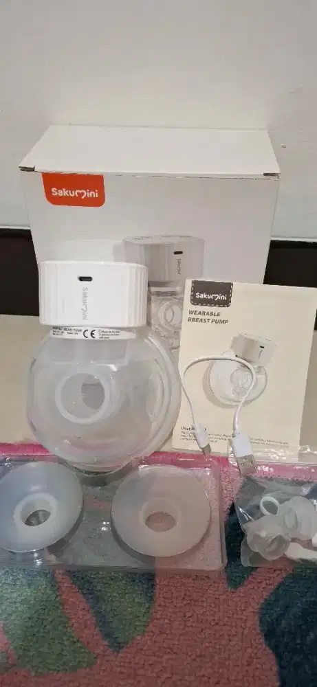 Sakumini Pompa Asi Elektrik Wearable Hands Free Breast Pump Electric