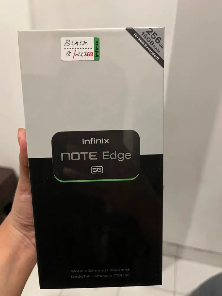 Promo INFINIX NOTE EDGE 5G + 8/256 GB NEW SEGEL