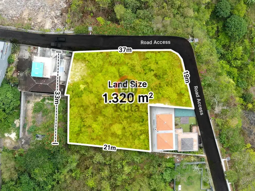 Prime Land With Ocean View In Jimbaran, Close To Jimbaran Beach And Four Seasons Resort Bali