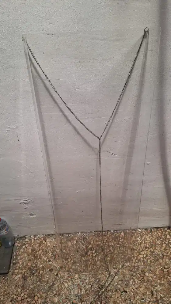 Penutup AC acrylic tebal bening