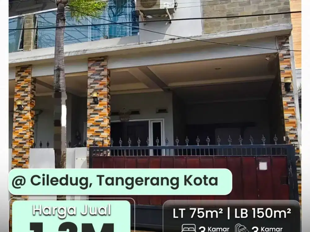 (DNL) WTS / Di Jual Rumah di Ciledug, Tangerang kota