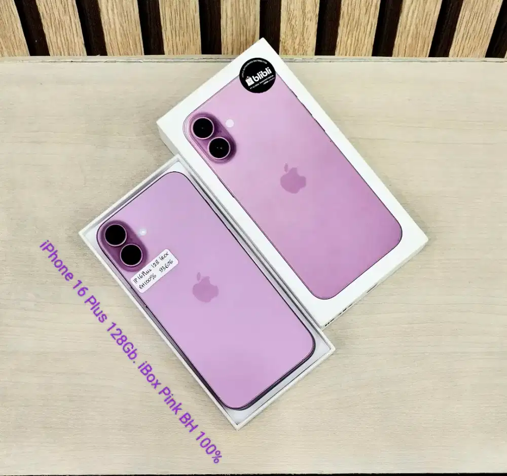 iPhone 16 Plus 128Gb. iBox Pink