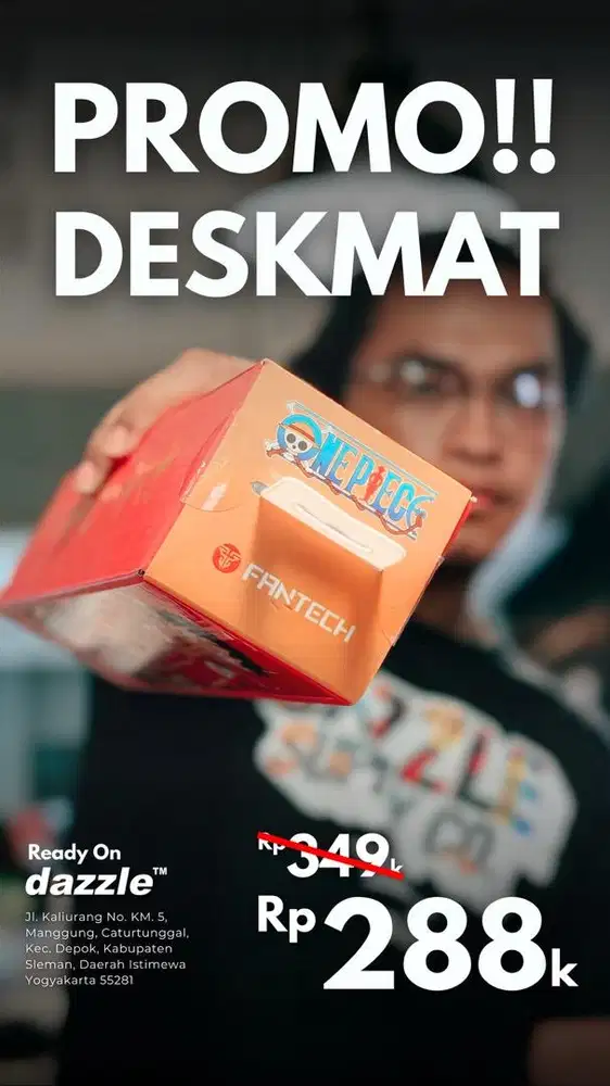 Promo Deskmat Fantech X One Piece