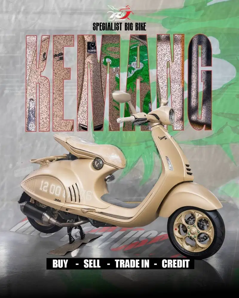 a(Full Paper) Full Modif Piaggio Vespa 946 Dragon Nik 2024 Regist 2025