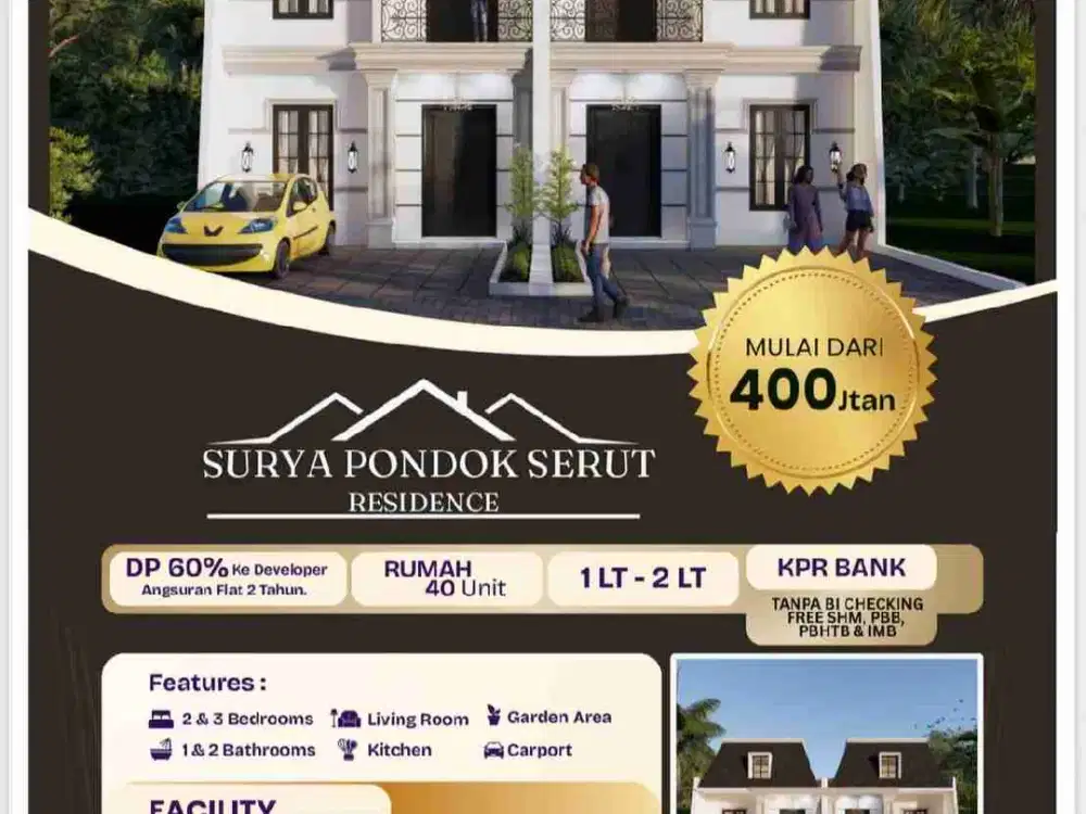 Cluster surya pondok serut geraha raya pondok kacang