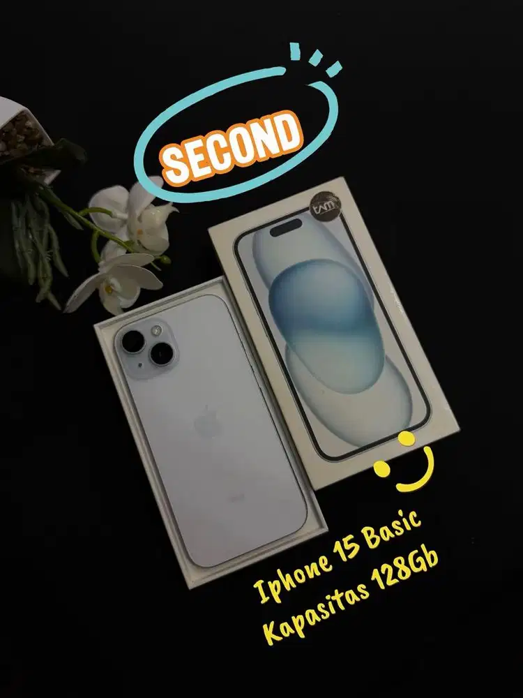 iphone 15Basic kapasitas 128Gb Garansi Resmi Indonesia