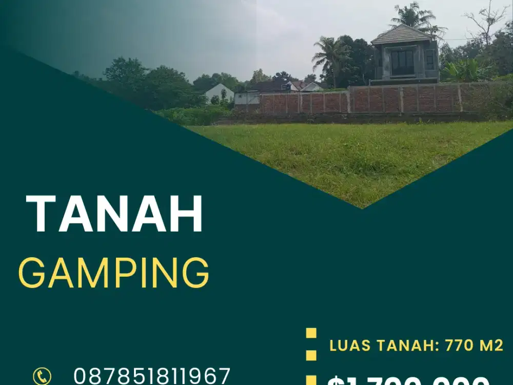 Tanah SHM Pekarangan Area Gamping Siap Balik Nama