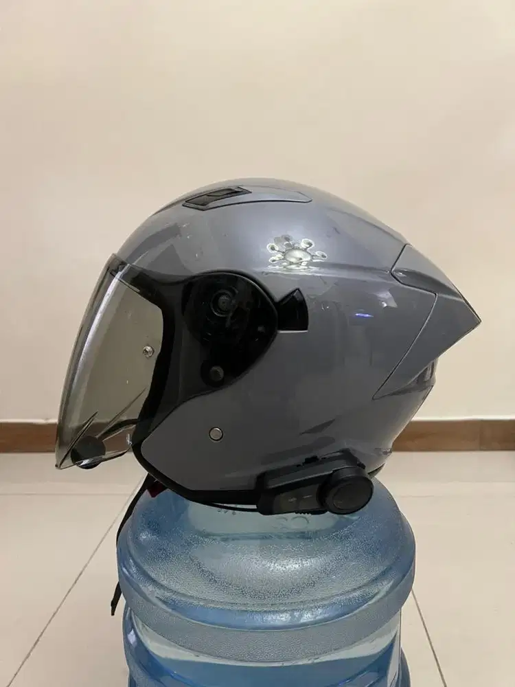 Jual Helm NHK S1 GP Pro dan Intercom Maxto m2