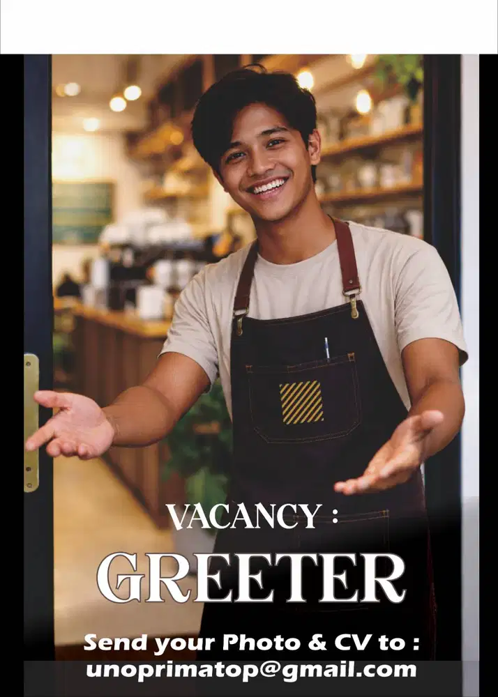 GREETER CAFE DI TANGERANG SELATAN