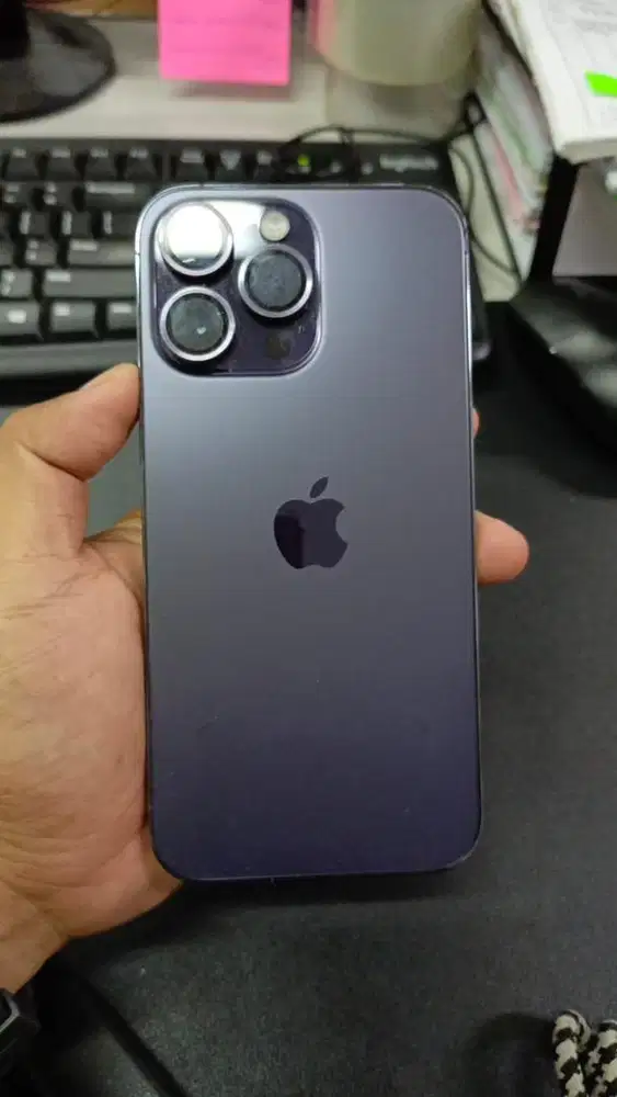Iphone 14 pro max 128GB deep purple ex resmi