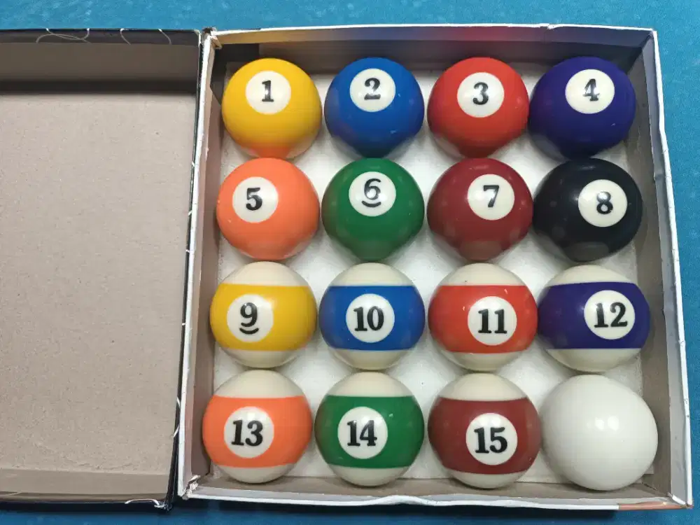 Dijual bola billiard untuk meja 9 feet