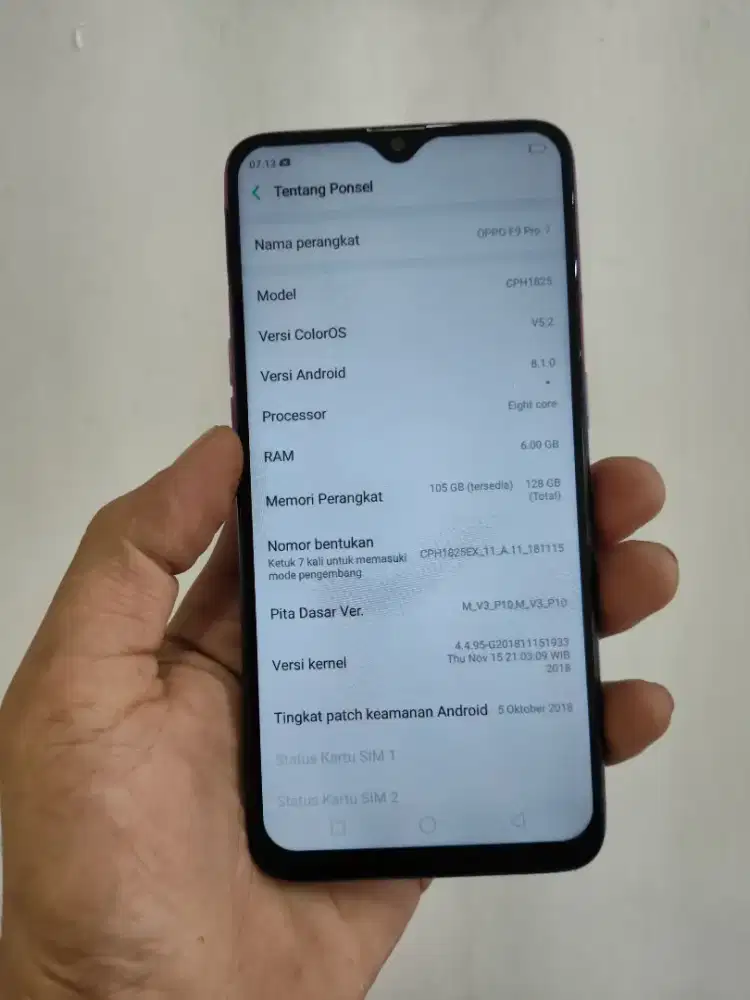 Oppo f9 pro 6/128 hp casan