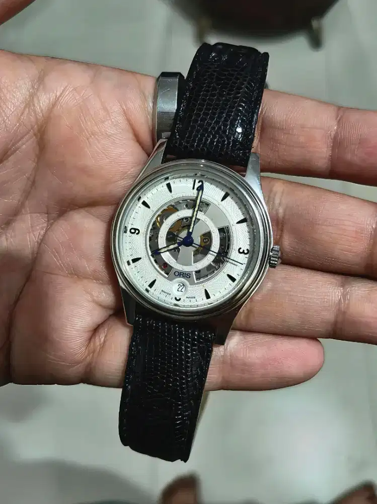 Vintage Dress Watch Oris Classic Skeleton Ref. 7481 second