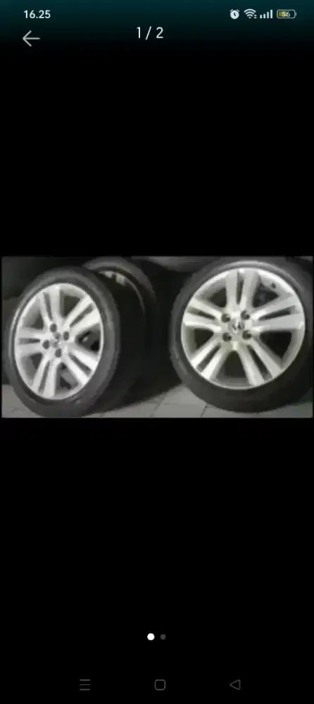 Velg Honda jazz rs ORI r 16/55/185