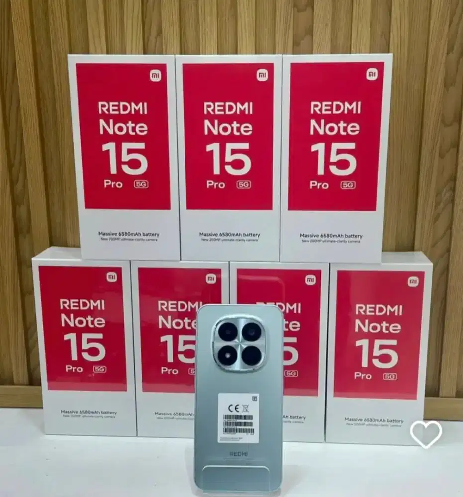 PRE-ORDER REDMI NOTE 15 PRO 5G GARANSI RESMI FREE BUDS 6 PLAY