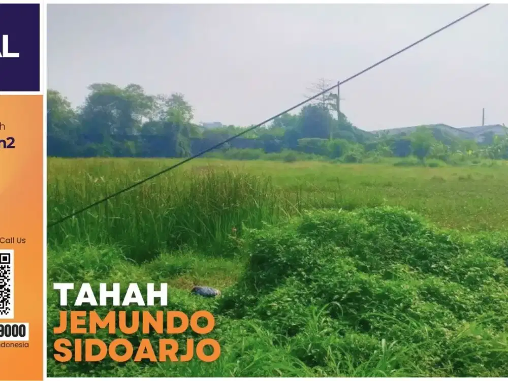 Jual Lahan 9.000 m² di Taman Sidoarjo  Potensial untuk Gudang Besar - The EdGe