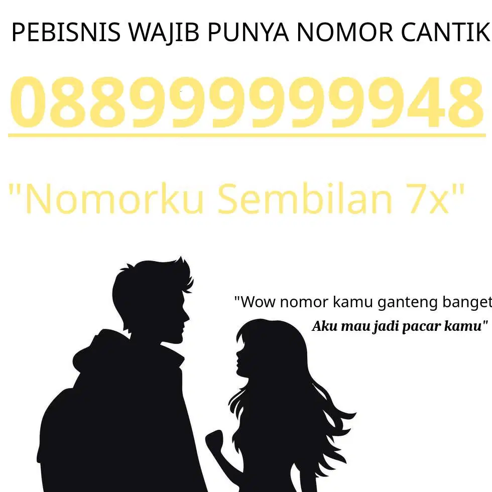 NOMOR CANTIK 9999999 SEMBILAN KEMBAR TUJUH SAPTA NOCAN ELITE SEPTA NOM