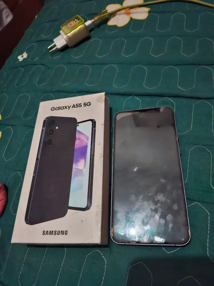 Samsung A55 ram 12/256 full set normal