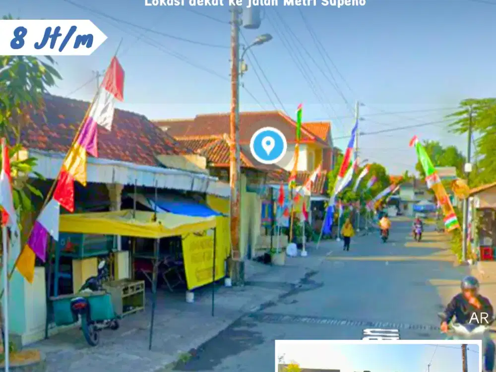 Di Jual Tanah Pekarangan  Bonus Bangunan Lokasi Sorosutan Yogyakarta